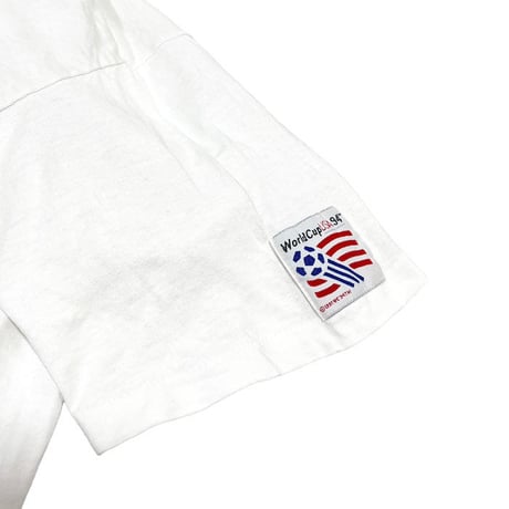 【USED】90'S WORLD CUP USA 94 "Making Soccer History" T-SHIRT