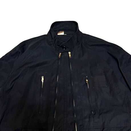 【USED】90's-00's Double-Line Zip Utility Jumpsuit German Made