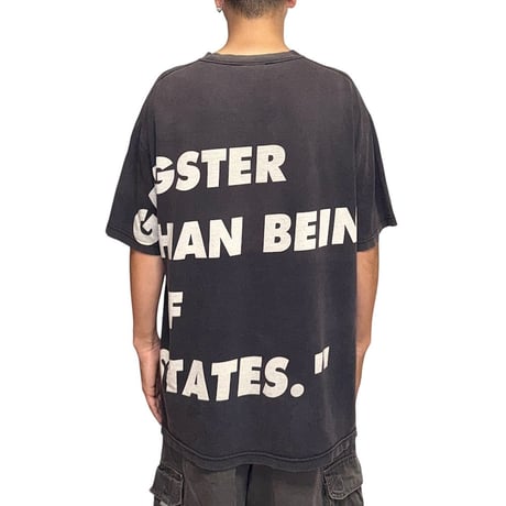 【USED】SUPREME × TET 2007AW Goodfellas “Gangster” T-shirt Fade Black