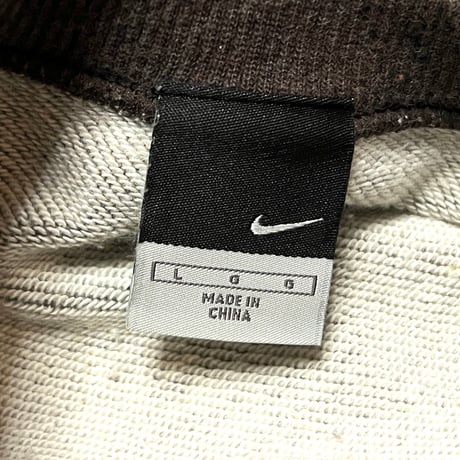 【USED】00's NIKE SWEATSHIRT BROWNGRAY