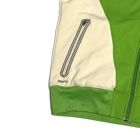 【USED】00's NIKE ACG Color-Block Track Jacket Lime Green