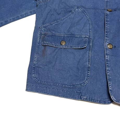 【USED】90's OLD GAP LEATHER COLLAR COVERALL JACKET