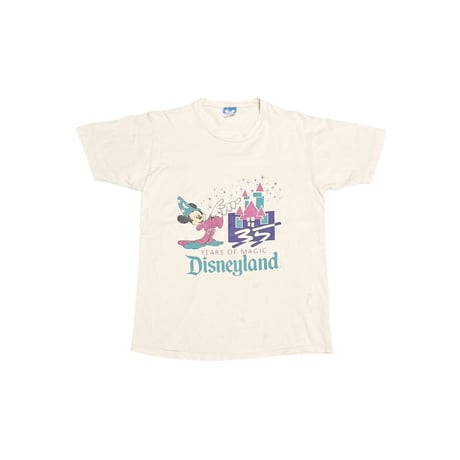 【USED】90's 35 YEARS OF MAGIC Disneyland T-SHIRT