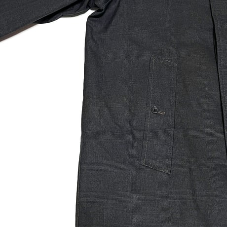 【USED】80's-90's Burberrys DARK CHECK BALMACHAN COAT