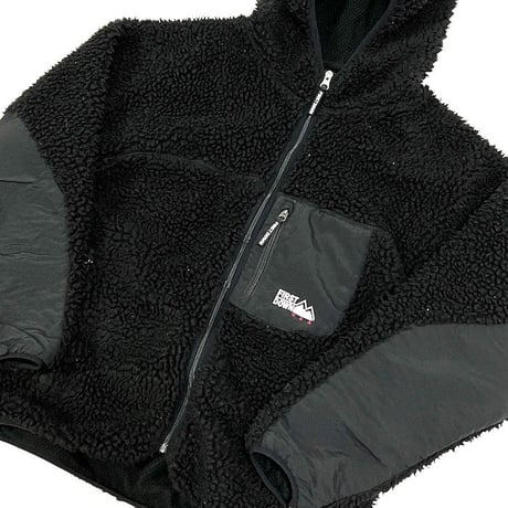 【USED】00'S FIRST DOWN SWITCHING HOODED FLEECE JACKET