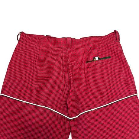 【USED】90's Maharishi Reflective Trim Grid Tech Shorts