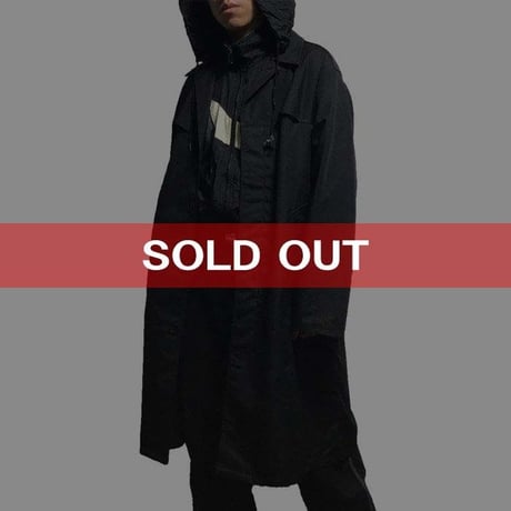 【USED】90'S A.P.C. POLYESTER BALMACAAN COAT