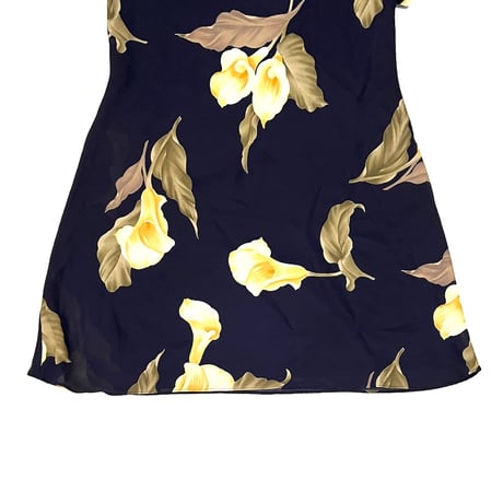 【USED】80's-90's JESSICA HOWARD CALLA LILIES DRESS