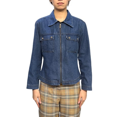 【USED】90's Levi’s SilverTab Compact Fitted Denim Zip Jacket
