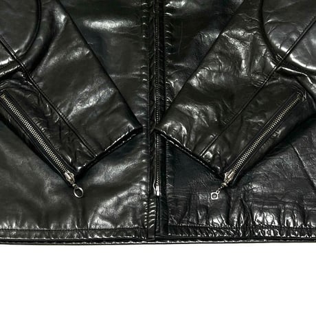 【USED】90's POLO SPORT RALPH LAUREN LEATHER BIKER JACKET