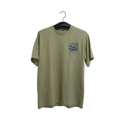 【USED】90'S STUSSY(?) SKATE MAN T-SHIRT