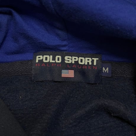【USED】90's POLO SPORT RALPH LAUREN P-LOGO SWEAT PARKA