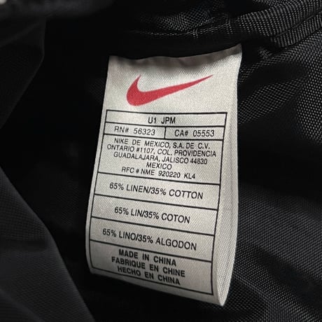 【USED】90's-00's NIKE COATED LINEN SHOULDER BAG
