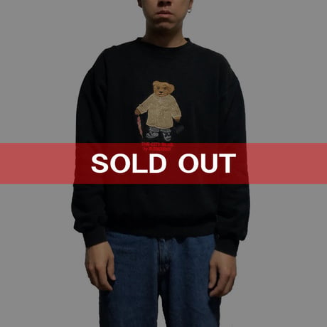 【USED】90'S BUBERRYS BEAR SWEATSHIRT