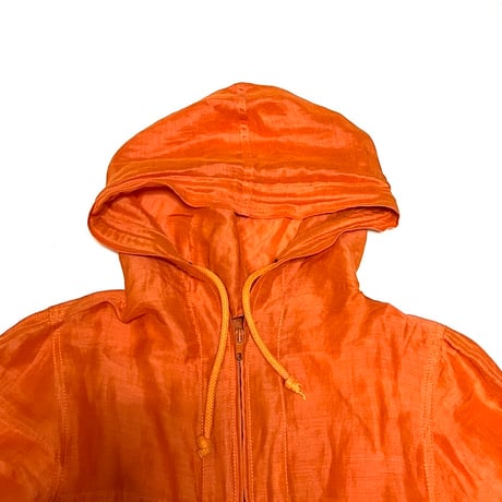 【USED】90'S EMPORIO ARMANI ZIP PARKA ORANGE