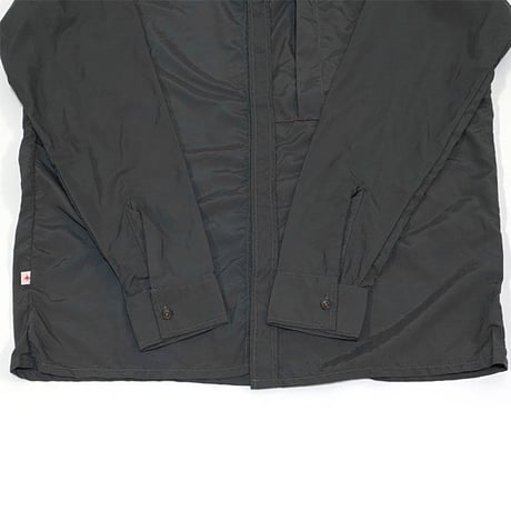 【DEAD STOCK】90'S FLY NYLON RIP STOP SHIRT "DARK GRAY"