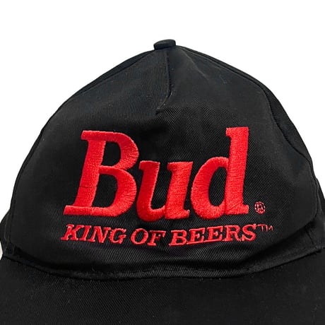 【USED】90's Bud KING OF BEERS EMBROIDERED CAP