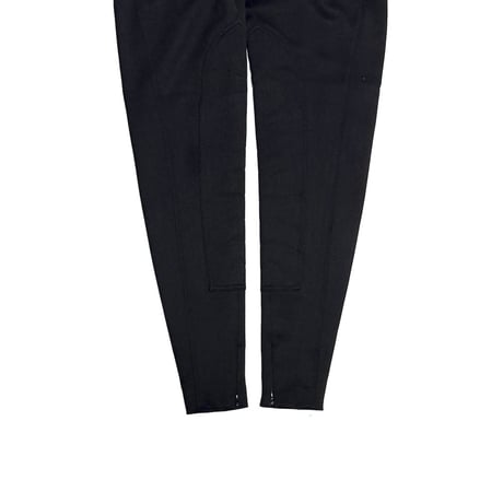 【USED】90's HERMÈS Paris Wool Stretch Tapered Pants Black
