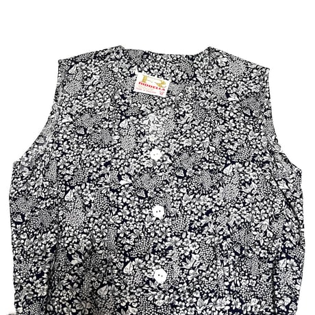 【USED】70's RIDDELLA LIBERTY PATTERN BOLERO & N/S DRESS