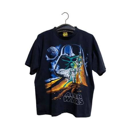 【USED】90'S ALIEN WORKSHOP "ALIEN WARS & ALIEN GORDON" T-SHIRT