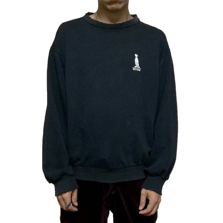 【USED】90'S STUSSY SWEATSHIRT "SHADOW MAN"