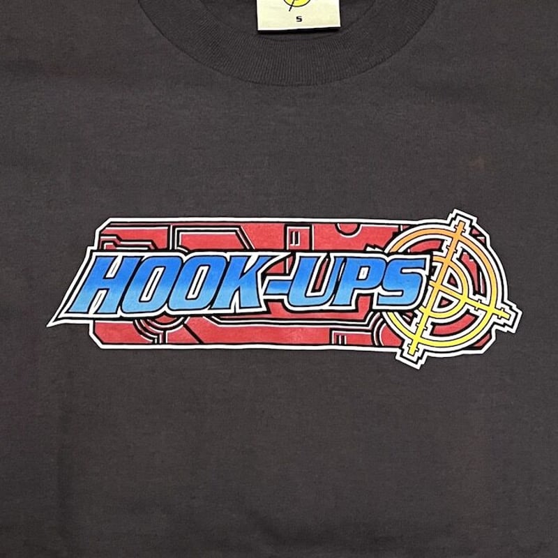 90s USA製フックアップスHOOK-UPS ナースTEE サイズLネイビー-