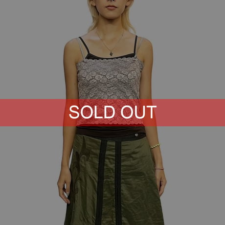 【USED】00's Unique Lingerie LACE CAMISOLE