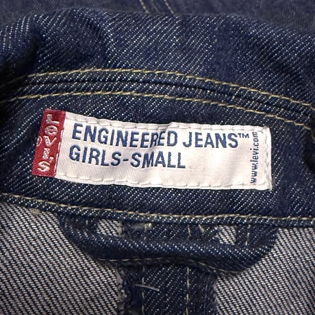 【USED】00's EURO Levi’s Engineered Jeans Denim Balmacaan Coat