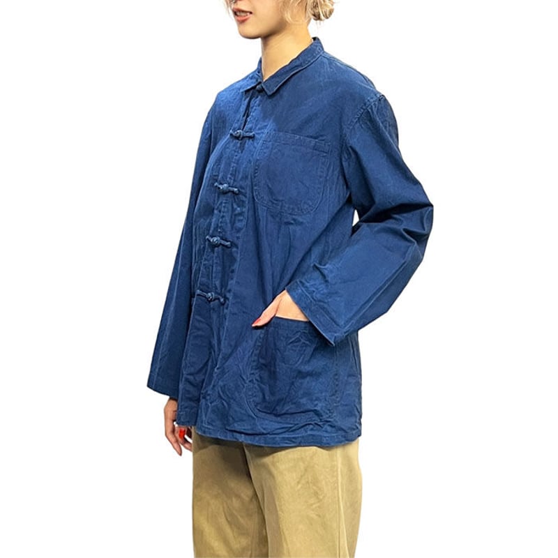 USED】70'S FRENCH CHINA SHIRT JACKET | KONBINI