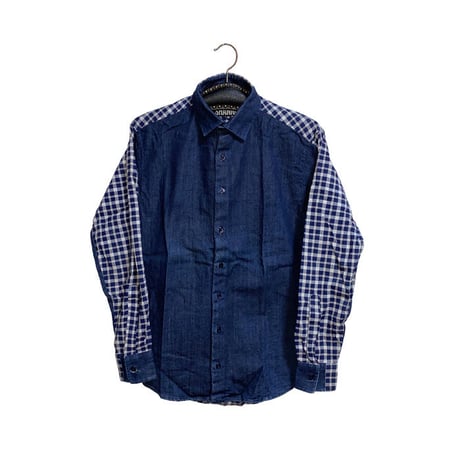 【USED】CHRISTOPHER SHANNON DENIM × CHECK SHIRT