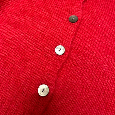 【USED】90's OLD GAP MOHAIR CARDIGAN RED