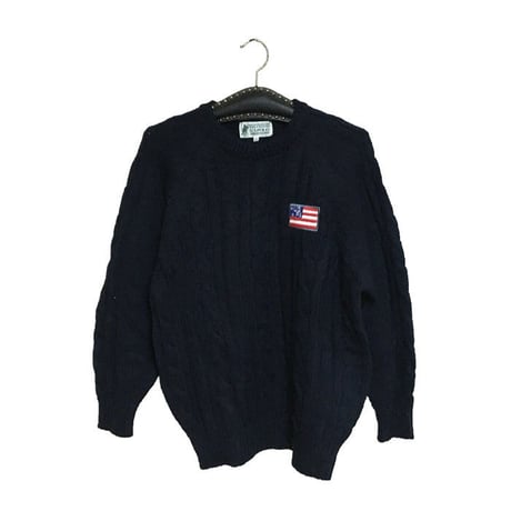 【DEAD STOCK】90'S U.S.POLO KNIT SWEATER