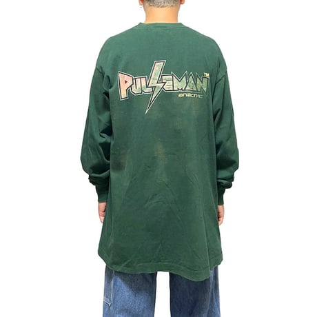 【USED】90'S ANARCHIC ADJUSTMENT "PULSE MAN" L/S T-SHIRT GREEN