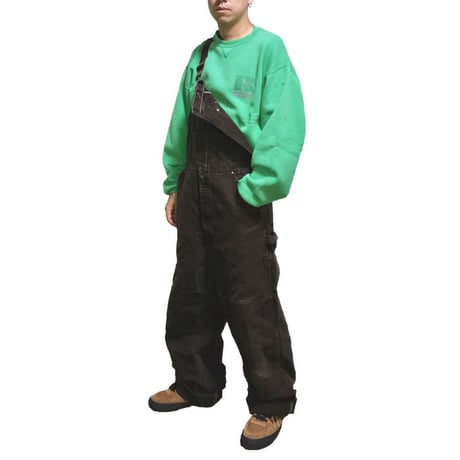 【USED】CARHARTT OVERALL BROWN