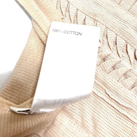 【USED】00'S CHLOE COTTON RIB S/S TOP