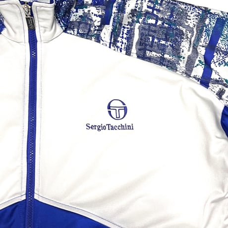 【USED】90's SERGIO TACCHINI SWITCHING DESIGN TRACK JACKET