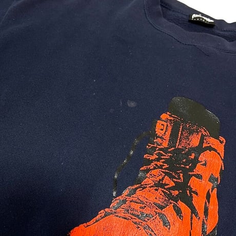 【USED】80'S-90'S OLD AIRWALK BOOTS PRINT SWEATSHIRT