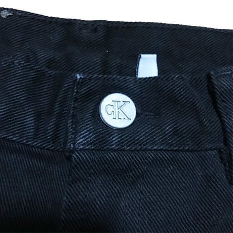 【USED】90'S CK CALVIN KLEIN JEANS BLACK DENIM PANTS