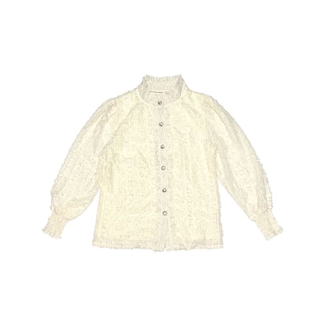 【USED】00's BIJOU BUTTON BLOUSE