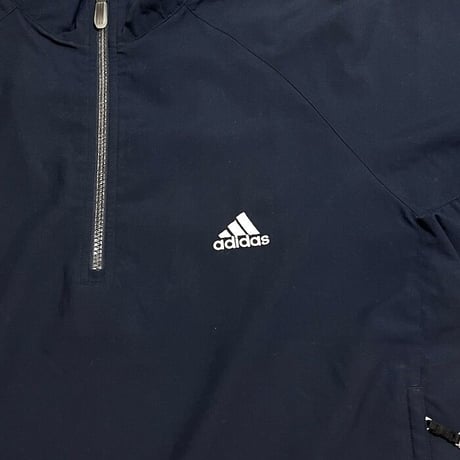 【USED】00'S ADIDAS CLIMA SHELL S/S HALF-ZIP PULLOVER JACKET