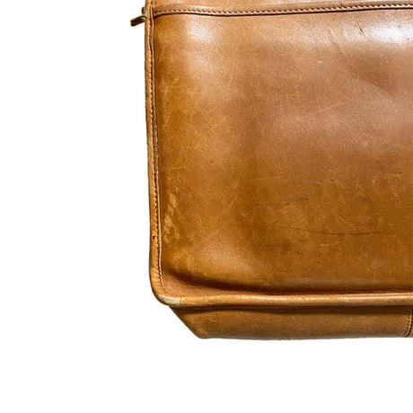 【USED】80'S-90'S OLD COACH LEATHER BRIEFCASE