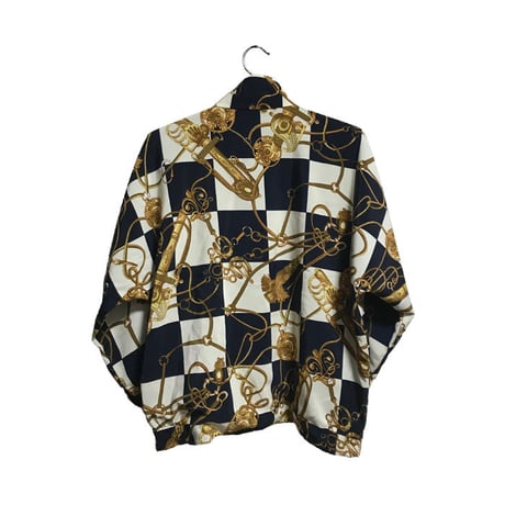【USED】90'S REVERSIBLE SCARF BLOUSON