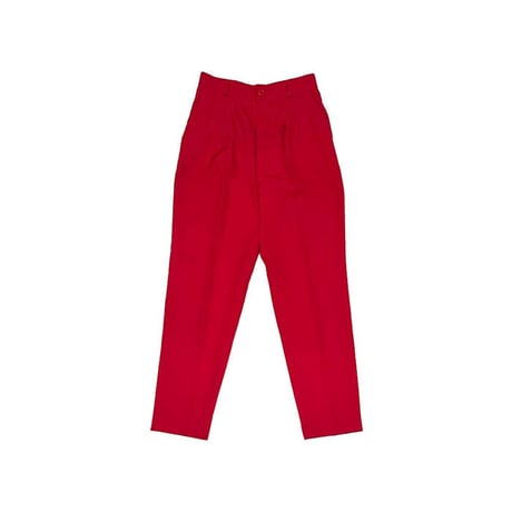 【USED】80'S DIVERSITY 2TAC RED PANTS
