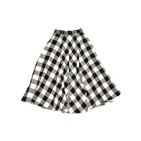 【USED】80's Liz Claiborne BUFFALO CHECK LONG SKIRT