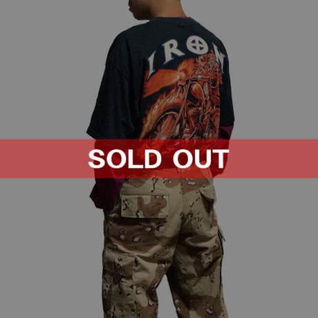 【USED】00'S IRON CANNIBAL CHOPPERS T-SHIRT