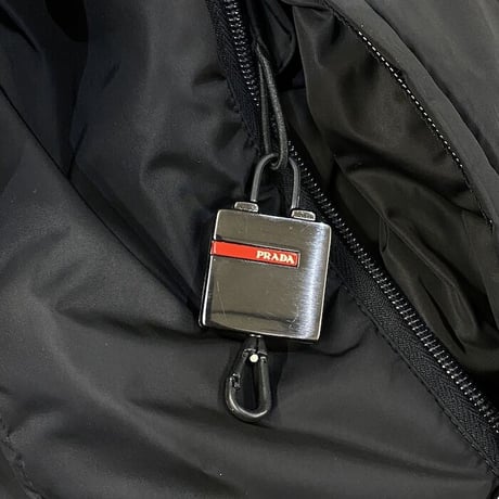 【USED】00'S PRADA LINEA ROSSA NYLON PADDED COAT