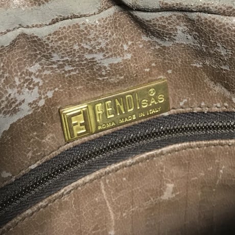 【USED】80'S FENDI ZUCCHINO PATTERN SHOULDER BAG