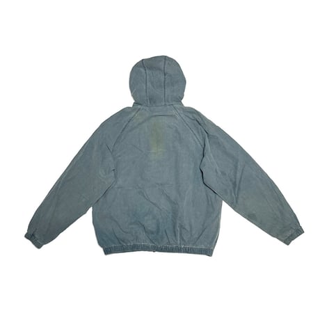 【USED】90's Columbia VINTAGE COTTON HOODED JACKET FADE GREEN
