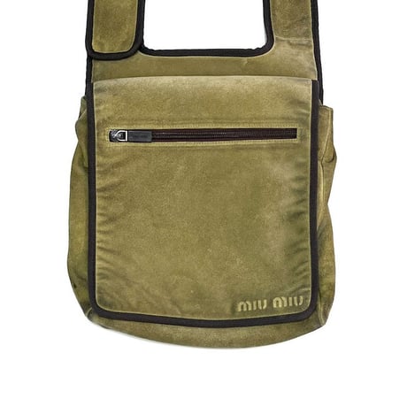 【USED】MIU MIU 1999 SUEDE CROSSBODY BAG