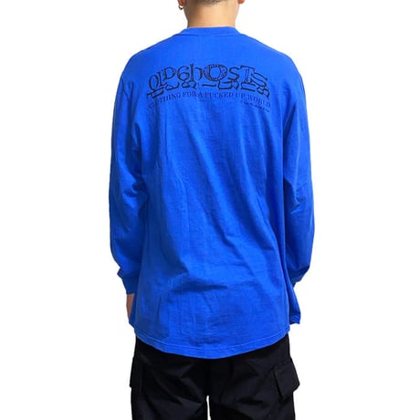 【USED】OLD GHOSTS DESIGNS L/S T-SHIRT "MASK LADY" (REPLO)